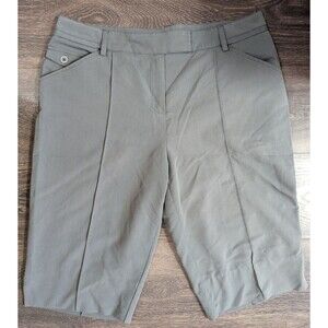 Swing Bette and Court Size 14 Women's Gray Capri Golf Pants 35" Inseam 14"